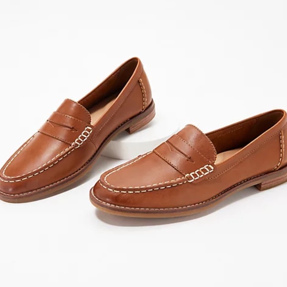 Sperry Seaport Penny Loafer in Brown - Picture 4 of 9